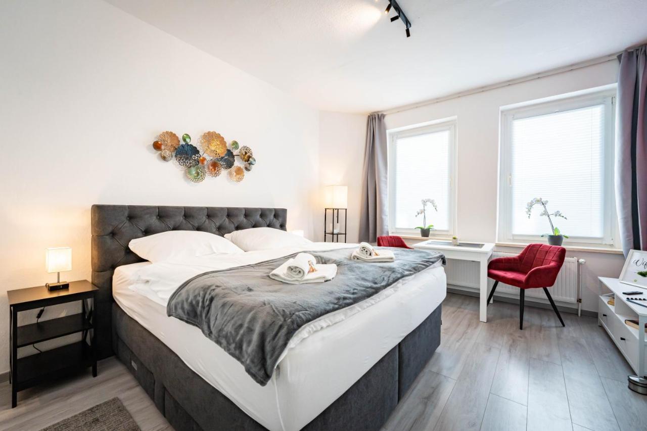 Apartmento Blue Magdeburg - Zentral - Wifi - Netflix Dış mekan fotoğraf