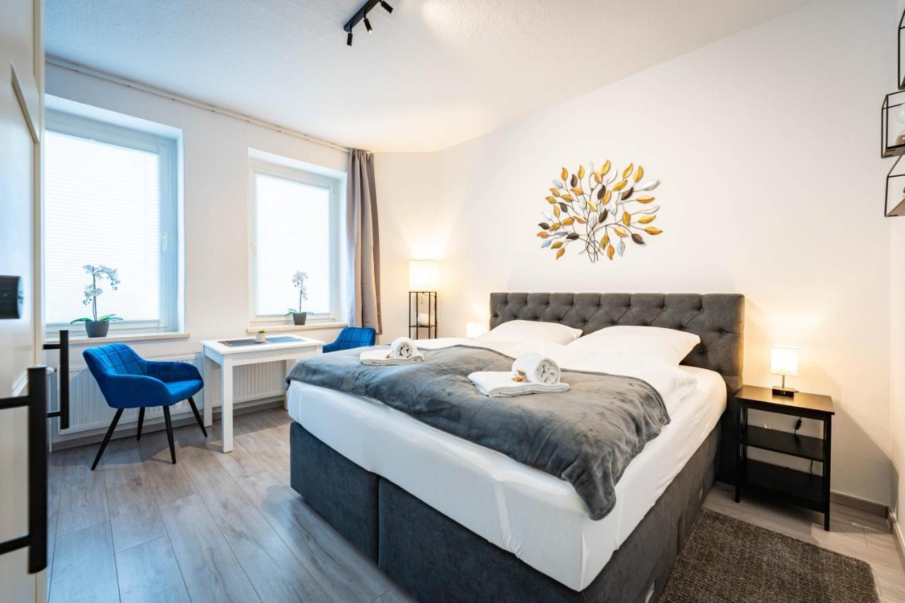 Apartmento Blue Magdeburg - Zentral - Wifi - Netflix Dış mekan fotoğraf