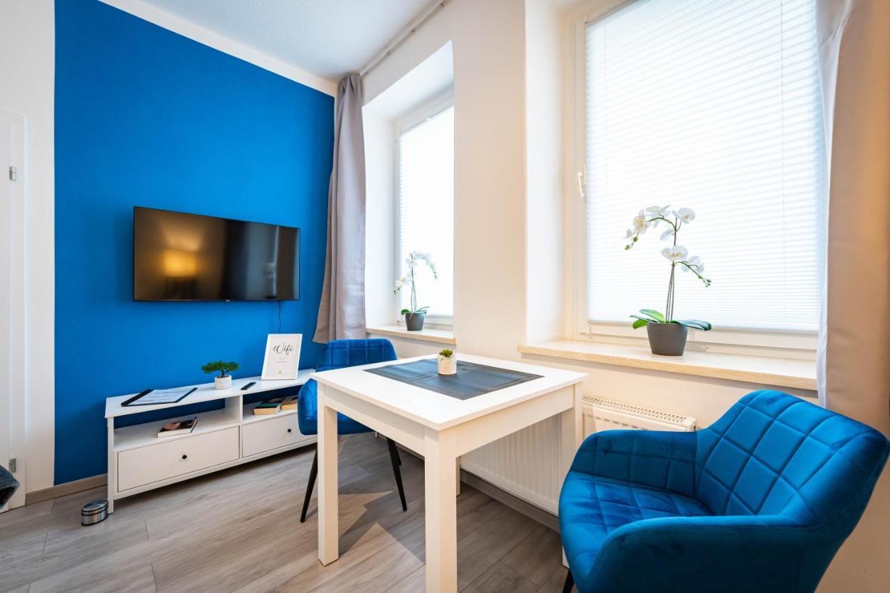 Apartmento Blue Magdeburg - Zentral - Wifi - Netflix Dış mekan fotoğraf