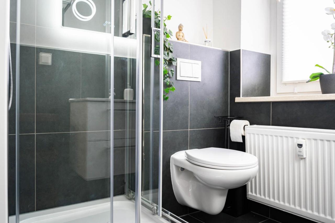 Apartmento Blue Magdeburg - Zentral - Wifi - Netflix Dış mekan fotoğraf
