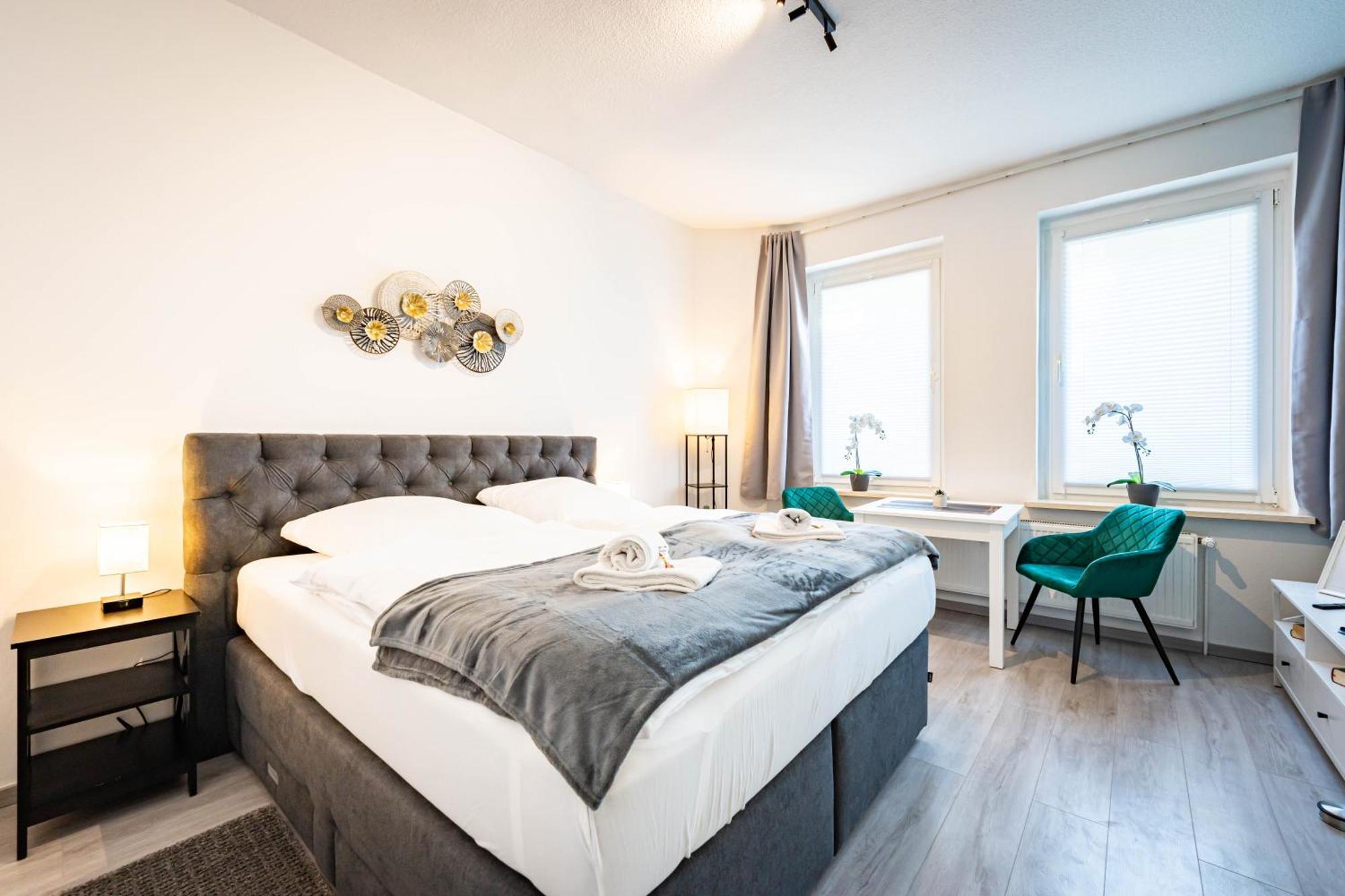 Apartmento Blue Magdeburg - Zentral - Wifi - Netflix Dış mekan fotoğraf