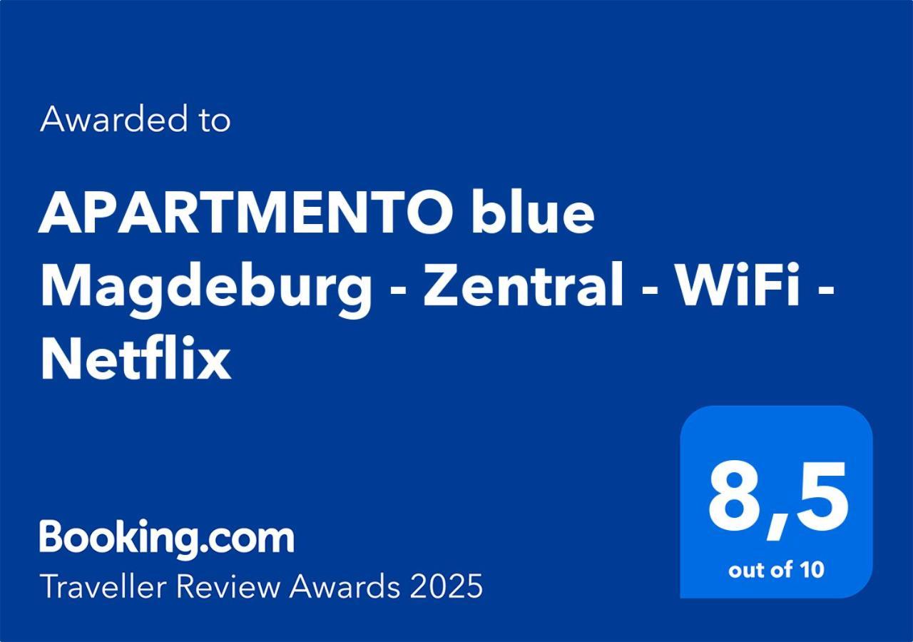 Apartmento Blue Magdeburg - Zentral - Wifi - Netflix Dış mekan fotoğraf
